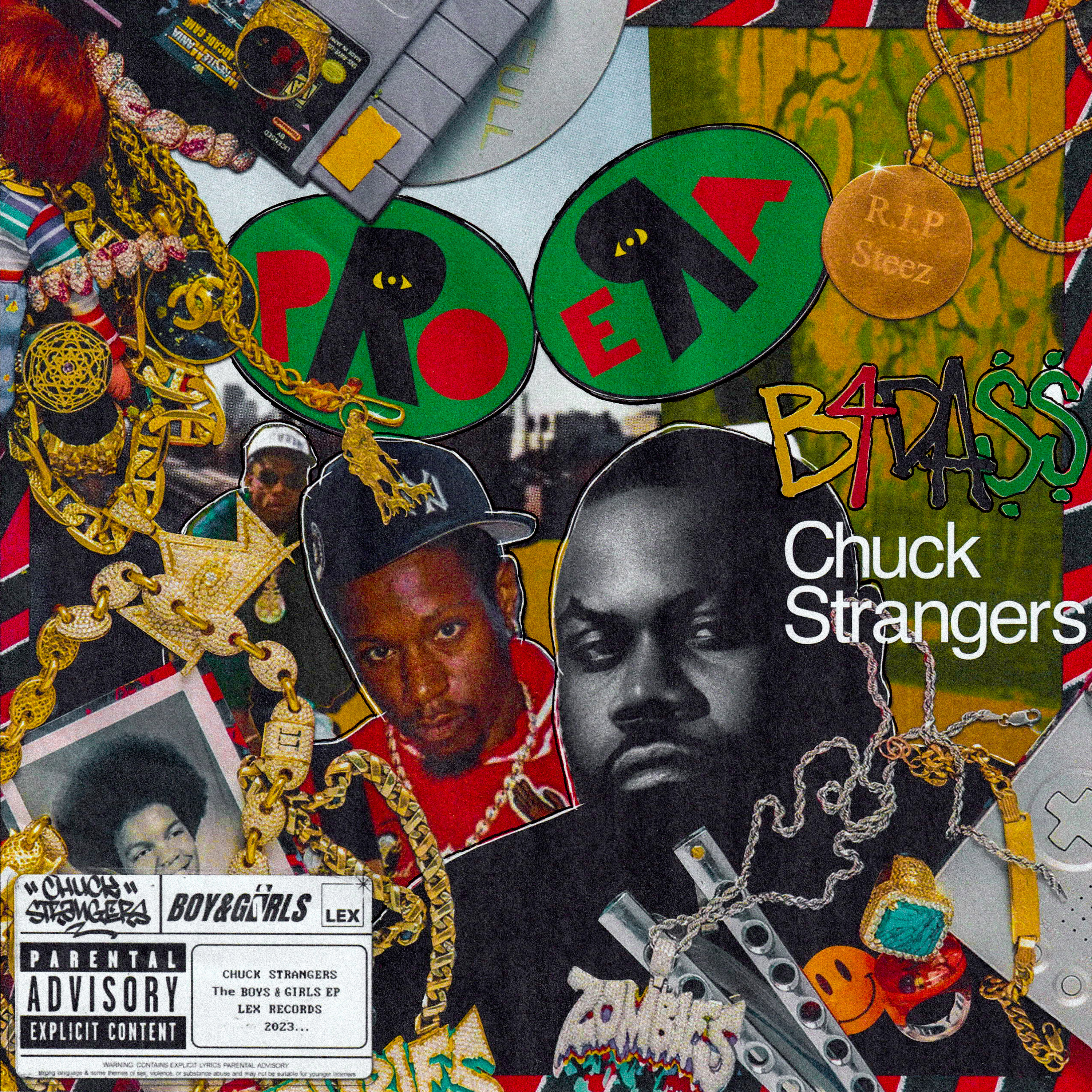 CHUCK STRANGERS COLLAGE